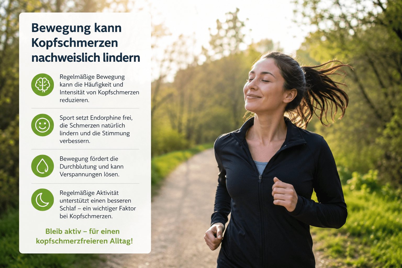 Wie Bewegung Kopfschmerzen beeinflusst